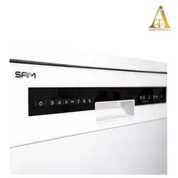 ماشین ظرفشویی سام مدل DW-180 رنگ سفید