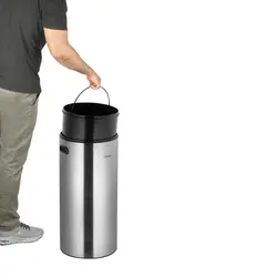 سطل زباله سرکوله مدل جاسیگاری حجم 30 لیتر