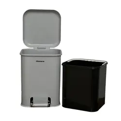 سطل زباله پدالی همارا مدل 6 لیتری