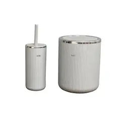 ست سطل و فرچه دومان مدل لبه دار