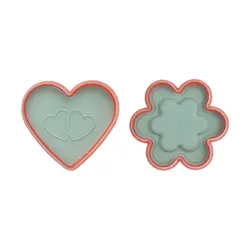 کاتر شیرینی پزی اوستایل مدل قلب مجموعه 2 عددی