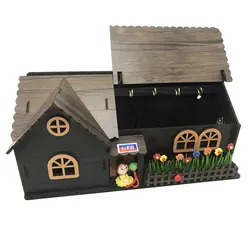 جا کلیدی آبنوس مدل کلبه چوبی