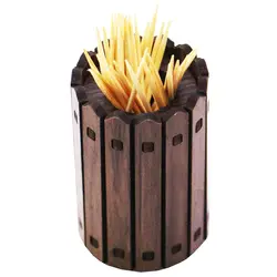 ظرف خلال دندان آبنوس مدل استوانه