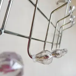 آویز لباس پشت دری مدل 6 شاخه الماسی