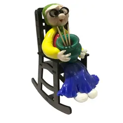 ظرف خلال دندان آبنوس مدل مادربزرگ