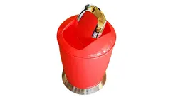 ست سطل زباله و فرچه ابتکار مدل بادبزنی کاملیا