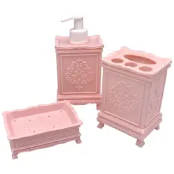 مجموعه سرویس بهداشتی 3 پارچه تاپ پلاست مدل لوکس