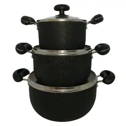 سرویس قابلمه 6 پارچه داخل ساده