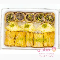 باقلوا مخلوط شیر عسلی