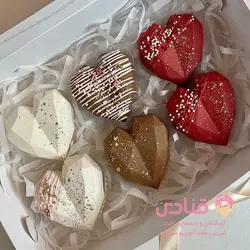 کیک قلب سورپرایز شکلاتی