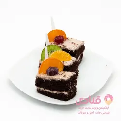 تر شکلاتی میوه ای | قنادی