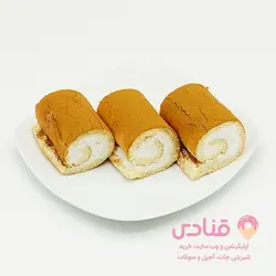 رولت لقمه ای با تزئین دارچین