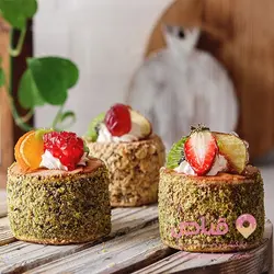 رولت میوه ای آجیلی