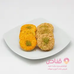 شیرینی تسمه ای کنجدی و آجیلی