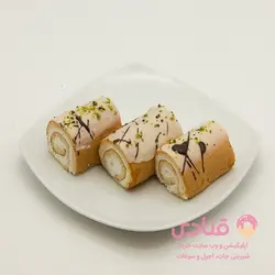 شیرینی رولت لقمه ای