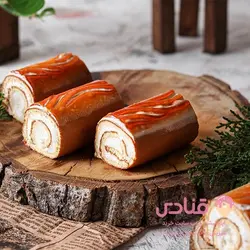 شیرینی رولت لقمه ای طرحدار