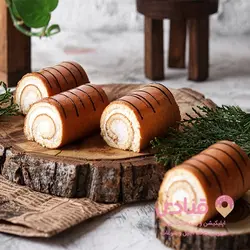 شیرینی رولت لقمه ای ساده