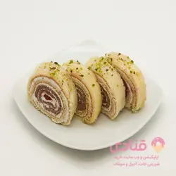 شیرینی رولت مربایی