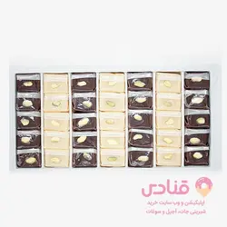 شیرینی ریس دو رنگ پسته ای