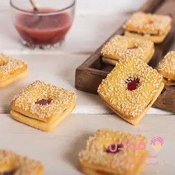 شیرینی سوئیسی کنجدی | قنادی