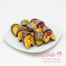 شیرینی کره ای پیچی شکلاتی