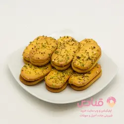 شیرینی مشهدی با تزئین پسته