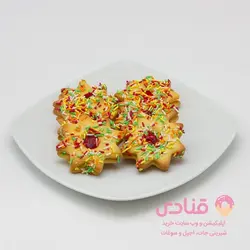 شیرینی مشهدی با تزئین ترافل رنگی