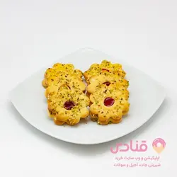 شیرینی مشهدی ساده تزئین پسته