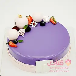 کیک سس فرانسه بنفش | اپلیکیشن قنادی