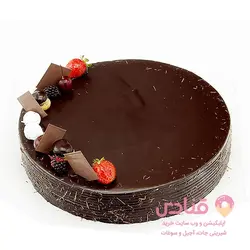 کیک شکلاتی توت فرنگی | اپلیکیشن قنادی