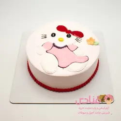 کیک صورتی بچگانه | اپلیکیشن قنادی