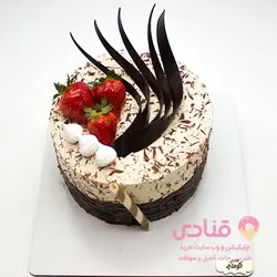 کیک نسکافه ای شکلاتی | اپلیکیشن قنادی