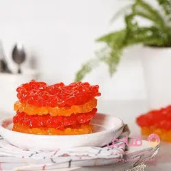 زولبیا میوه ای و زعفرانی