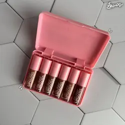 پک رژ مایع 6 عددی ماکارون