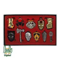 مجموعۀ گردن‌آویز و جا کلیدی مارول مدل Avengers Infinity War