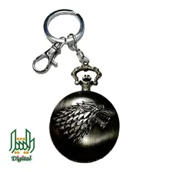 جاکلیدی مدل ساعت جیبی طرح بازی تاج و تخت