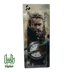 گردن‌آویز مدل ساعت جیبی طرح چکش تور