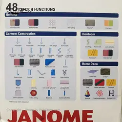 چرخ خیاطی ژانومه مدل پینک 12