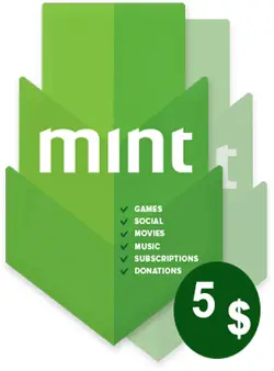 گیفت کارت 5 دلاری Mint - فروش انواع گیفت کارت و انجام بازی های موبایلی