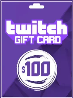 گیفت کارت 100 دلاری Twitch - فروش انواع گیفت کارت و انجام بازی های موبایلی