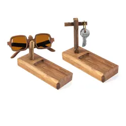 استند عینک چوبی :