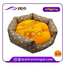 تشک باکس شش ضلعی پت رنگ نسکافه‌ای