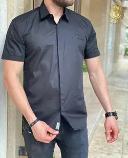 پیراهن کوتاه مشکی کرینا 9009