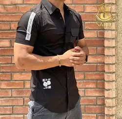 پیراهن جیب شمعی مکویین9032