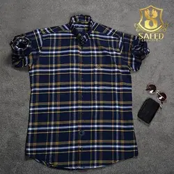 پیراهن چهارخانه پشمی بزرگ 9071