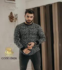 بلوز بافت یقه گرد13826