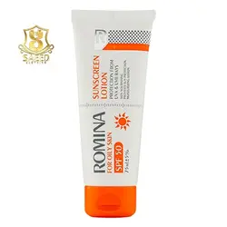 ضدآفتاب 50درصدرومیناپوست چرب بی رنگ75م