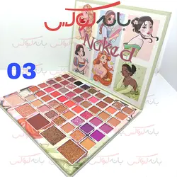 پالت سایه بزرگ 60 رنگ جدید ناکد با رنگبندی حرفه ای