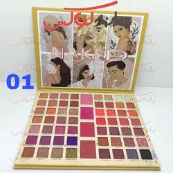 پالت سایه بزرگ 60 رنگ جدید ناکد با رنگبندی حرفه ای