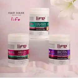 ماسک مو لایف بدون سولفات و آمونیاک با حجم 1000 میل